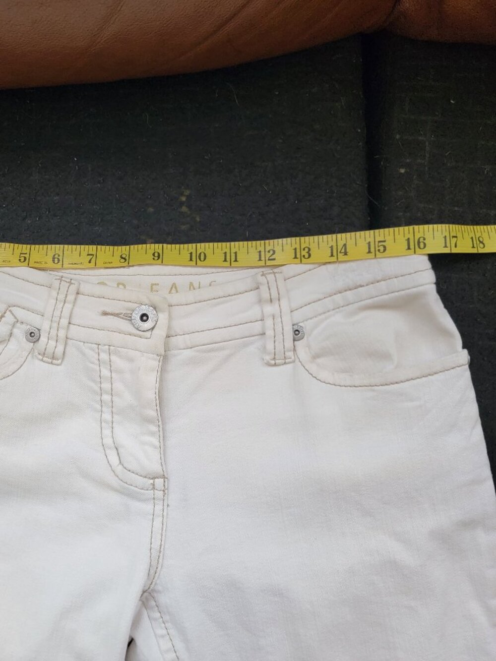ARMOR JEANS WHITE DENIM - Picture 9 of 12